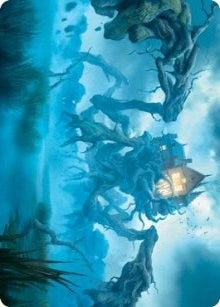 Image for Creeping Inn Art Card (34) [Innistrad: Midnight Hunt] - Magic: The Gathering