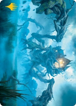 Image for Creeping Inn Art Card (Gold-Stamped Signature) (34) [Innistrad: Midnight Hunt] - Magic: The Gathering