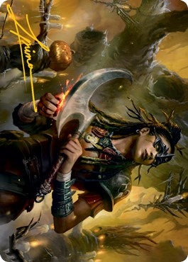Image for Harvesttide Sentry Art Card (Gold-Stamped Signature) (47) [Innistrad: Midnight Hunt] - Magic: The Gathering