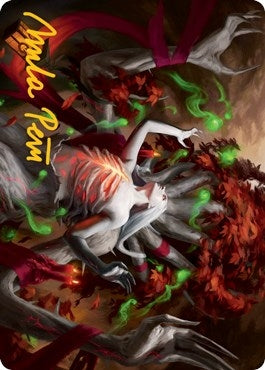 Image for Dryad's Revival Art Card (Gold-Stamped Signature) (50) [Innistrad: Midnight Hunt] - Magic: The Gathering