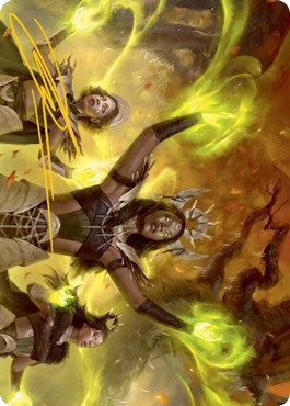 Image for Dawnhart Wardens Art Card (Gold-Stamped Signature) (57) [Innistrad: Midnight Hunt] - Magic: The Gathering