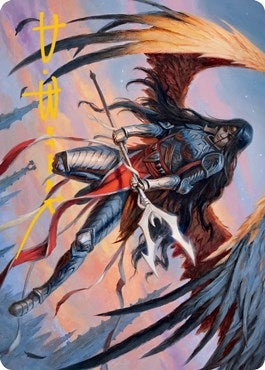 Liesa, Forgotten Archangel Art Card (Gold-Stamped Signature) (63) [Art Series: Innistrad: Midnight Hunt]