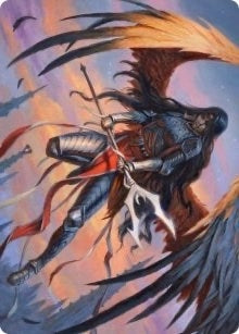 Image for Liesa, Forgotten Archangel Art Card (63) [Innistrad: Midnight Hunt] - Magic: The Gathering