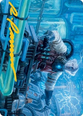 Image for Ludevic, Necrogenius Art Card (Gold-Stamped Signature) (65) [Innistrad: Midnight Hunt] - Magic: The Gathering