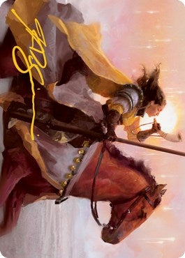Image for Sunrise Cavalier Art Card (Gold-Stamped Signature) (69) [Innistrad: Midnight Hunt] - Magic: The Gathering