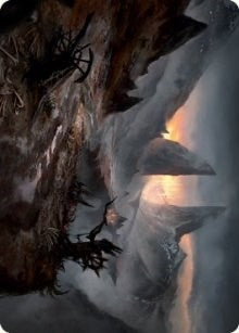 Image for Haunted Ridge Art Card (73) [Innistrad: Midnight Hunt] - Magic: The Gathering