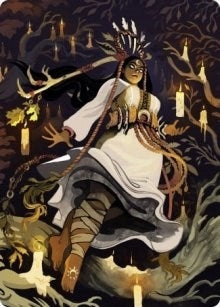 Image for Candlegrove Witch Art Card (76/81) (76) [Innistrad: Midnight Hunt] - Magic: The Gathering