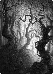 Image for Forest Art Card (80/81) (80) [Innistrad: Midnight Hunt] - Magic: The Gathering