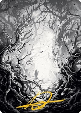 Image for Forest Art Card (81/81) (Gold-Stamped Signature) (81) [Innistrad: Midnight Hunt] - Magic: The Gathering