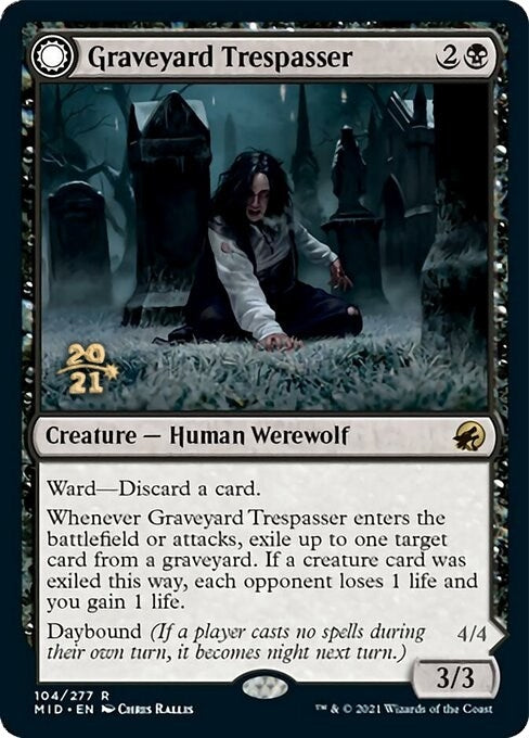 Image for Graveyard Trespasser (104) [Prerelease Cards] - Magic: The Gathering