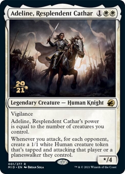 Image for Adeline, Resplendent Cathar (1) [Prerelease Cards] - Magic: The Gathering