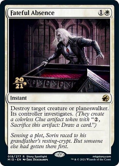 Image for Fateful Absence (18) [Prerelease Cards] - Magic: The Gathering