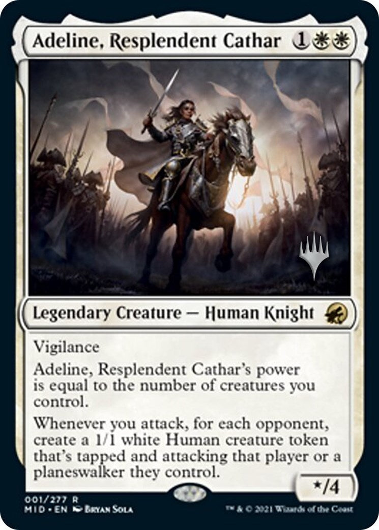 Image for Adeline, Resplendent Cathar (1) [Innistrad: Midnight Hunt] - Magic: The Gathering