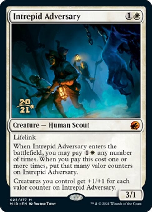 Image for Intrepid Adversary (25) [Prerelease Cards] - Magic: The Gathering