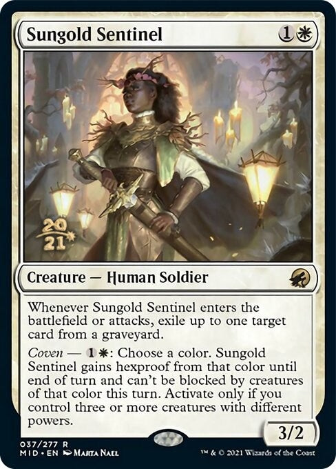 Image for Sungold Sentinel (37) [Prerelease Cards] - Magic: The Gathering