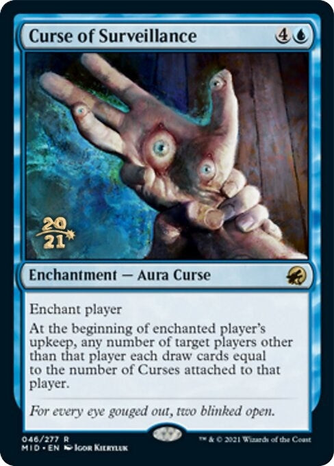 Image for Curse of Surveillance (46) [Prerelease Cards] - Magic: The Gathering