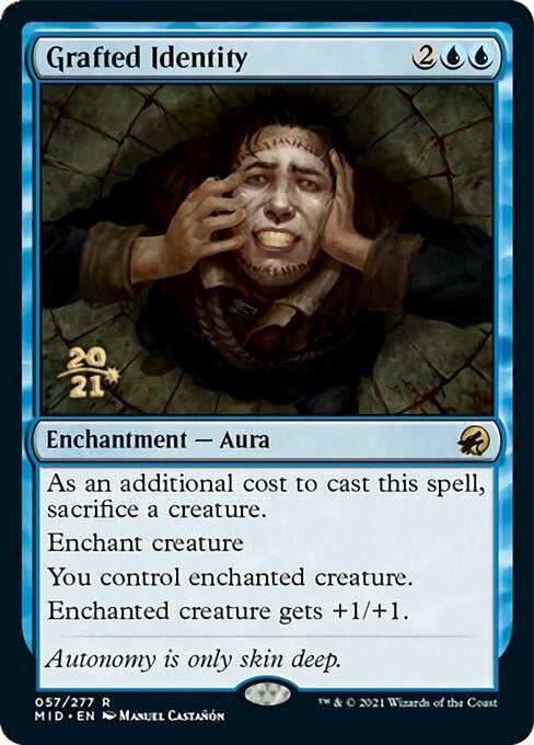 Image for Grafted Identity (57) [Prerelease Cards] - Magic: The Gathering
