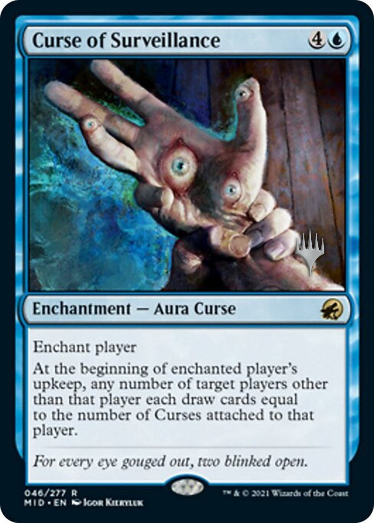 Image for Curse of Surveillance (46) [Innistrad: Midnight Hunt] - Magic: The Gathering
