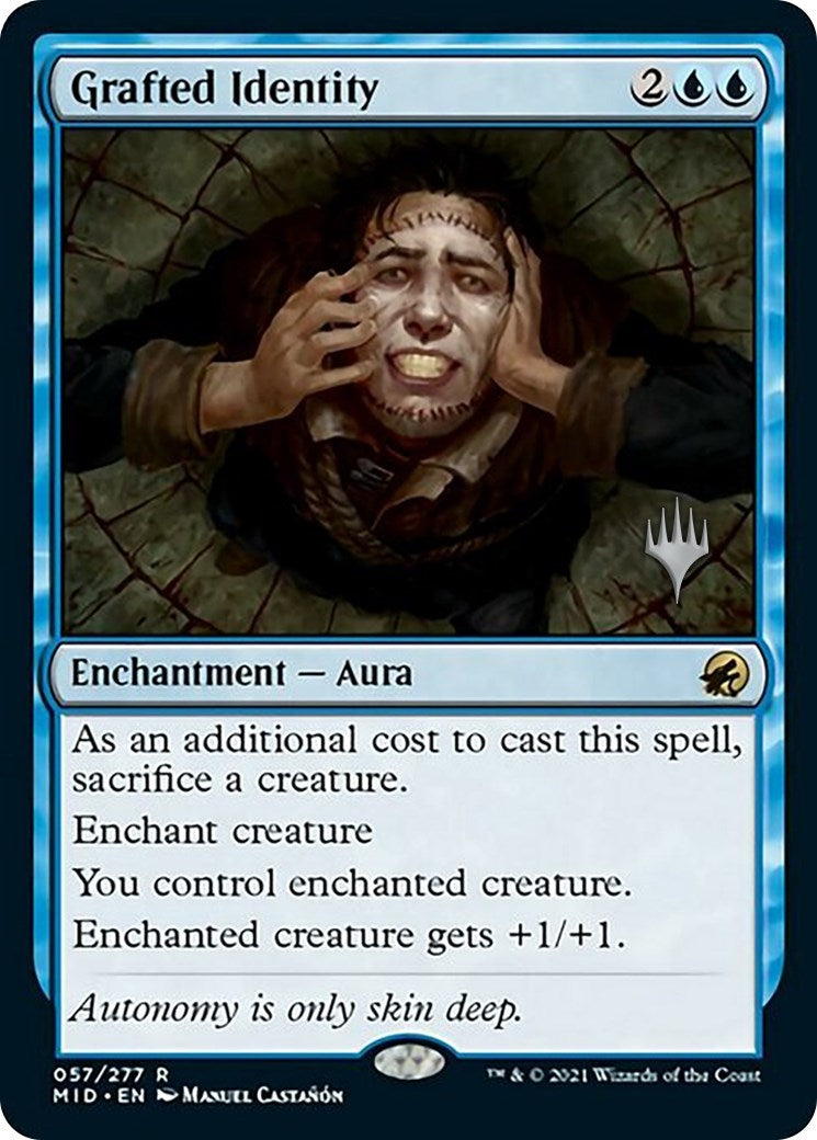 Image for Grafted Identity (57) [Innistrad: Midnight Hunt] - Magic: The Gathering