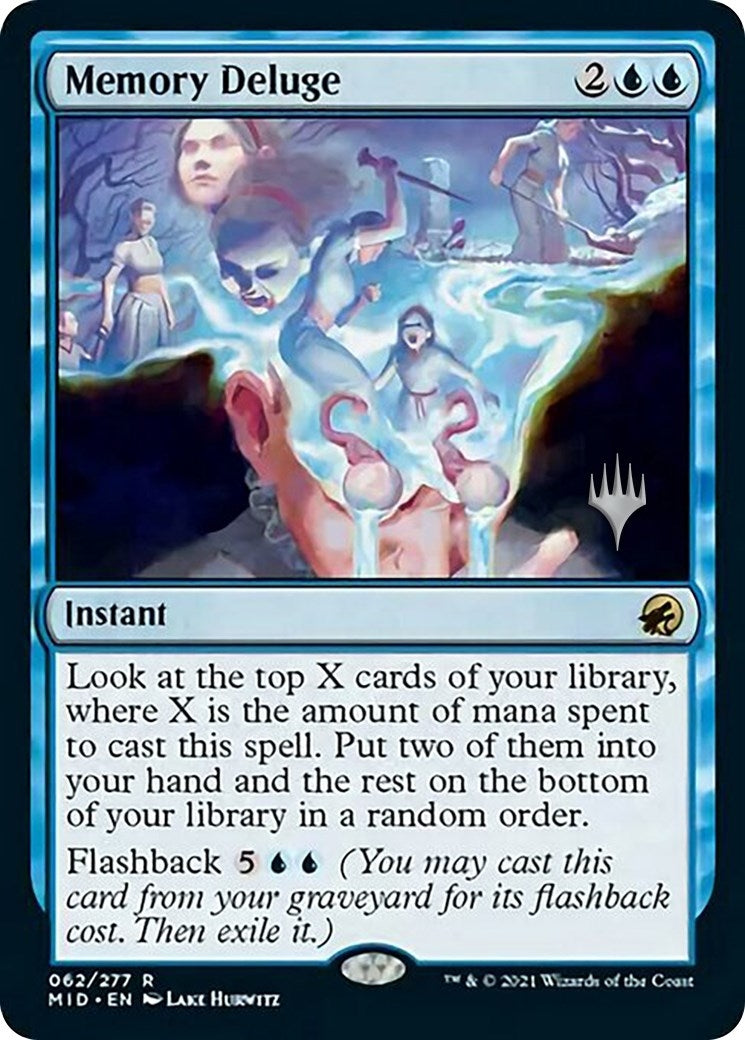 Image for Memory Deluge (62) [Innistrad: Midnight Hunt] - Magic: The Gathering