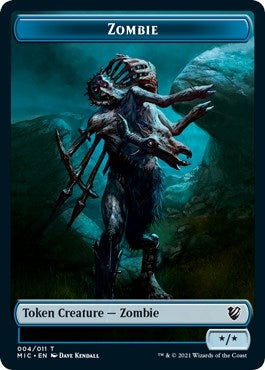 Image for Zombie (004) // Zombie (005) Double-Sided Token (4 // 5) [Innistrad: Midnight Hunt] - Magic: The Gathering