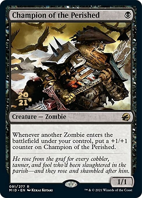 Image for Champion of the Perished (91) [Prerelease Cards] - Magic: The Gathering