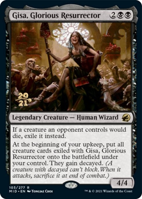 Image for Gisa, Glorious Resurrector (103) [Prerelease Cards] - Magic: The Gathering