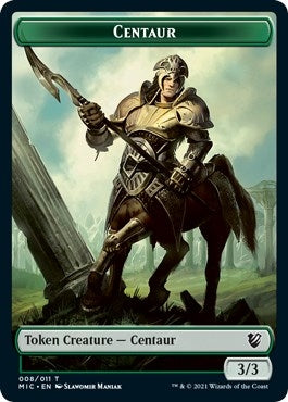 Image for Centaur // Wolf Double-Sided Token (8 // 13) [Innistrad: Midnight Hunt] - Magic: The Gathering
