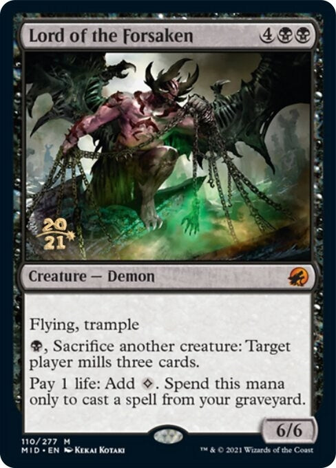 Image for Lord of the Forsaken (110) [Prerelease Cards] - Magic: The Gathering