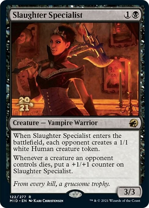 Image for Slaughter Specialist (122) [Prerelease Cards] - Magic: The Gathering