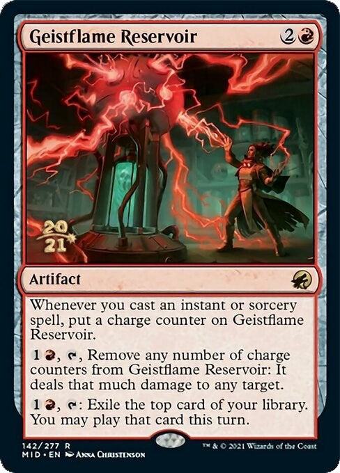 Image for Geistflame Reservoir (142) [Prerelease Cards] - Magic: The Gathering