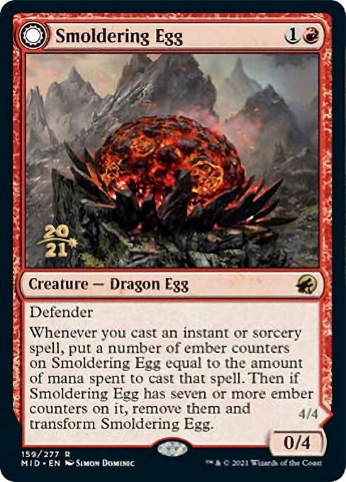 Image for Smoldering Egg (159) [Prerelease Cards] - Magic: The Gathering
