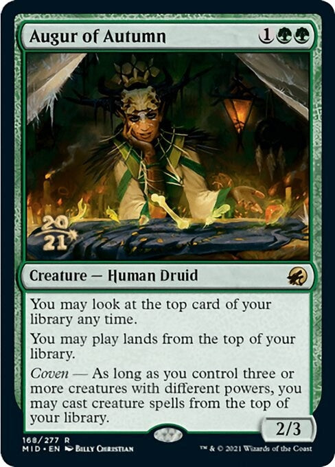 Image for Augur of Autumn (168) [Prerelease Cards] - Magic: The Gathering