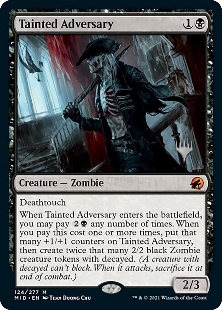 Tainted Adversary (124) [Promo Pack: Innistrad: Midnight Hunt]