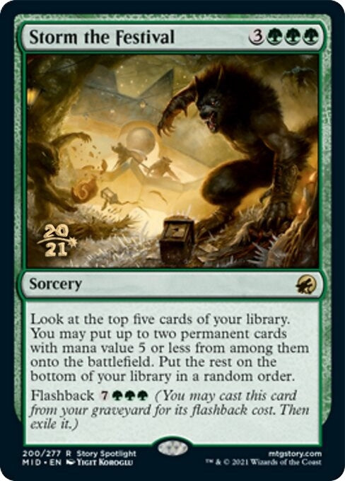 Image for Storm the Festival (200) [Prerelease Cards] - Magic: The Gathering