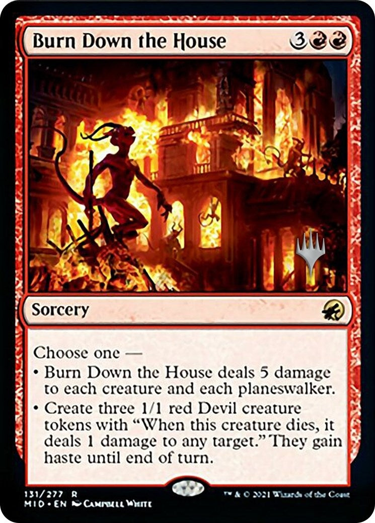 Image for Burn Down the House (131) [Innistrad: Midnight Hunt] - Magic: The Gathering