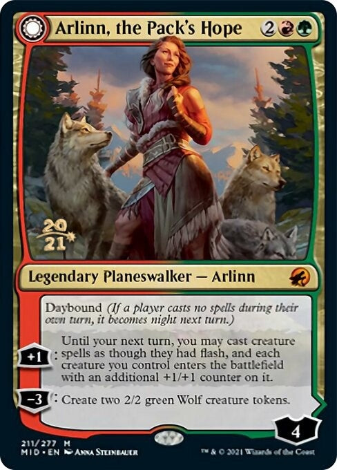 Image for Arlinn, the Pack's Hope (211) [Prerelease Cards] - Magic: The Gathering