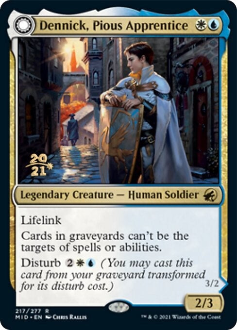 Image for Dennick, Pious Apprentice (217) [Prerelease Cards] - Magic: The Gathering
