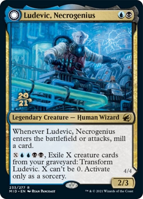 Image for Ludevic, Necrogenius (233) [Prerelease Cards] - Magic: The Gathering