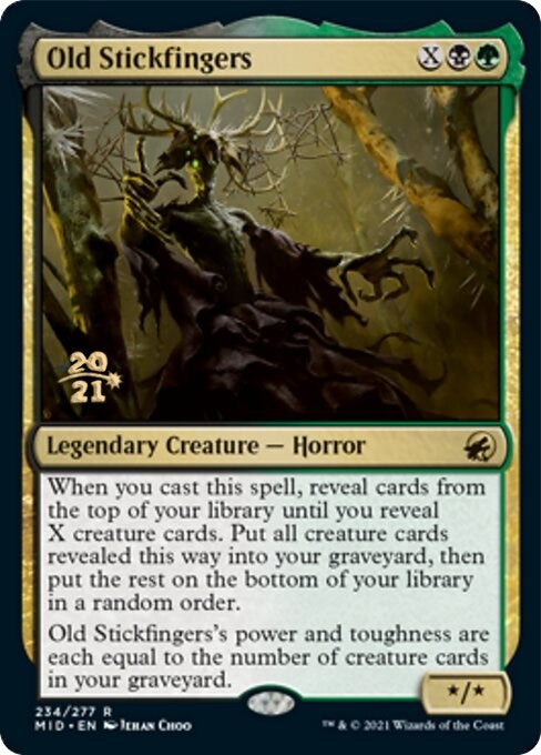Image for Old Stickfingers (234) [Prerelease Cards] - Magic: The Gathering