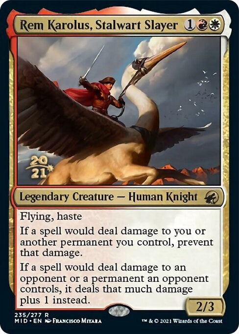 Image for Rem Karolus, Stalwart Slayer (235) [Prerelease Cards] - Magic: The Gathering