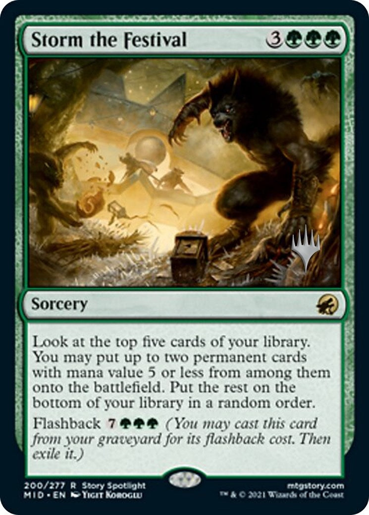 Image for Storm the Festival (200) [Innistrad: Midnight Hunt] - Magic: The Gathering