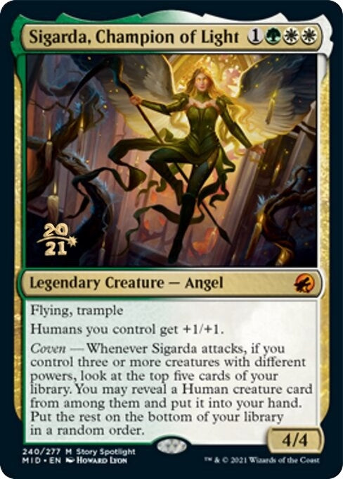 Image for Sigarda, Champion of Light (240) [Prerelease Cards] - Magic: The Gathering