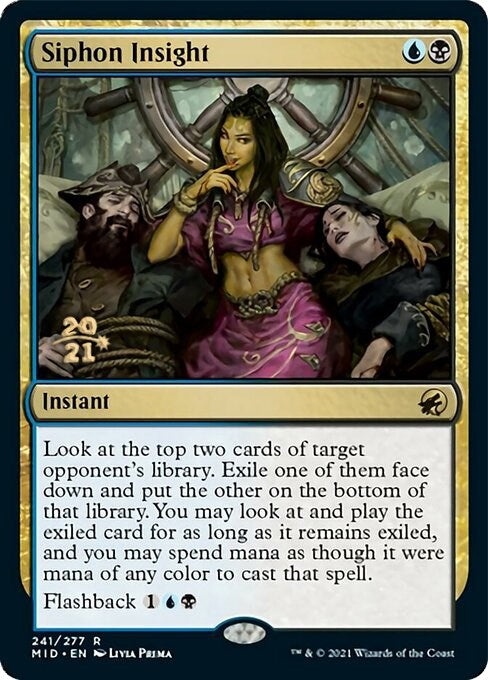Image for Siphon Insight (241) [Prerelease Cards] - Magic: The Gathering