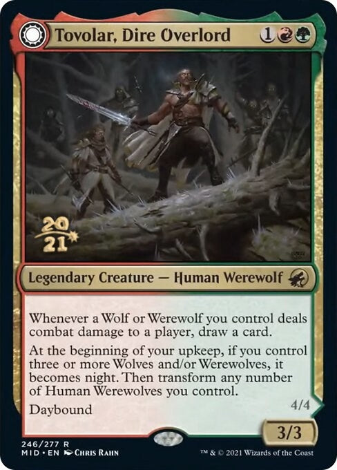 Image for Tovolar, Dire Overlord (246) [Prerelease Cards] - Magic: The Gathering