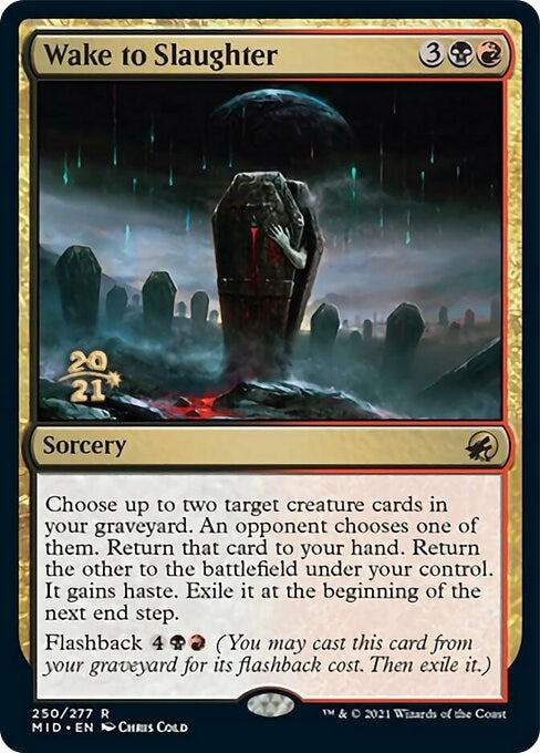 Image for Wake to Slaughter (250) [Prerelease Cards] - Magic: The Gathering