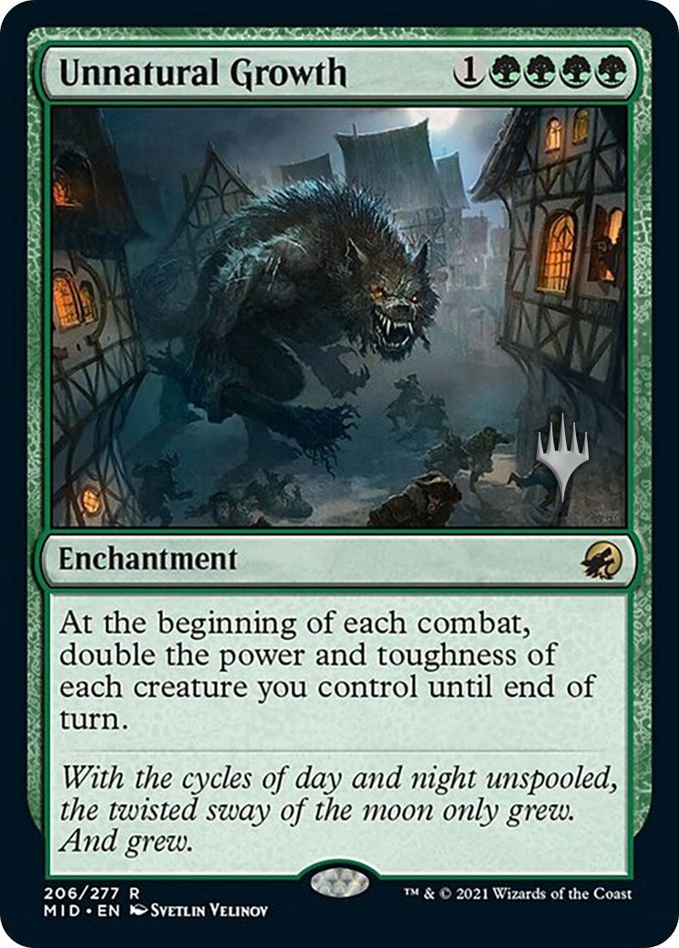 Image for Unnatural Growth (206) [Innistrad: Midnight Hunt] - Magic: The Gathering