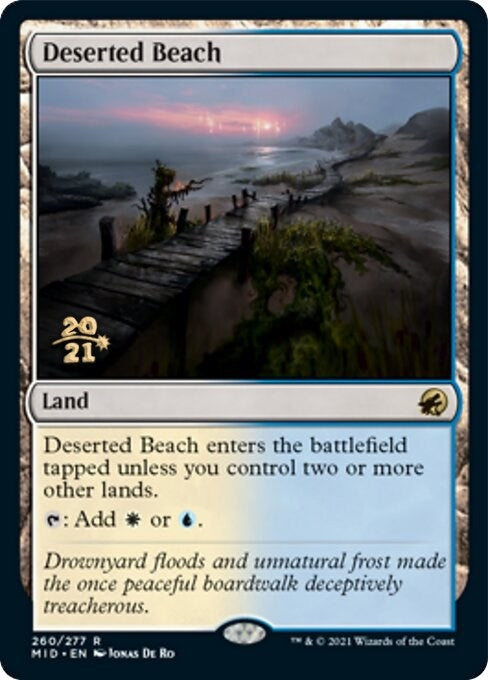 Image for Deserted Beach (260) [Prerelease Cards] - Magic: The Gathering