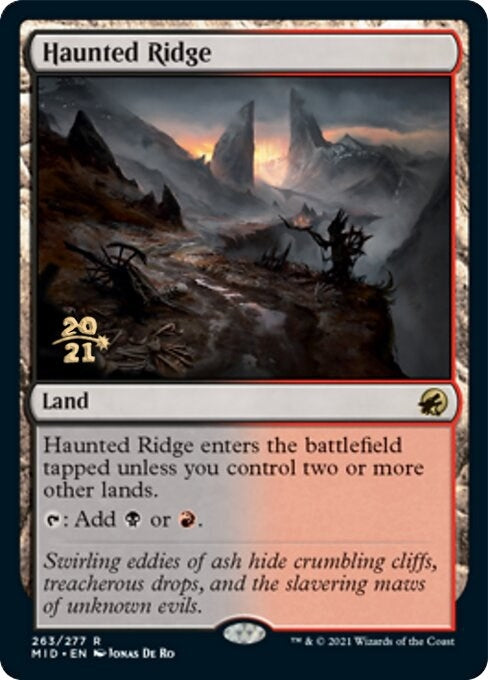 Image for Haunted Ridge (263) [Prerelease Cards] - Magic: The Gathering