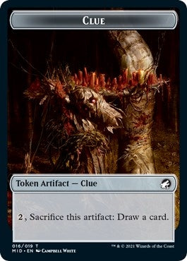 Image for Clue Token (16) [Innistrad: Midnight Hunt] - Magic: The Gathering